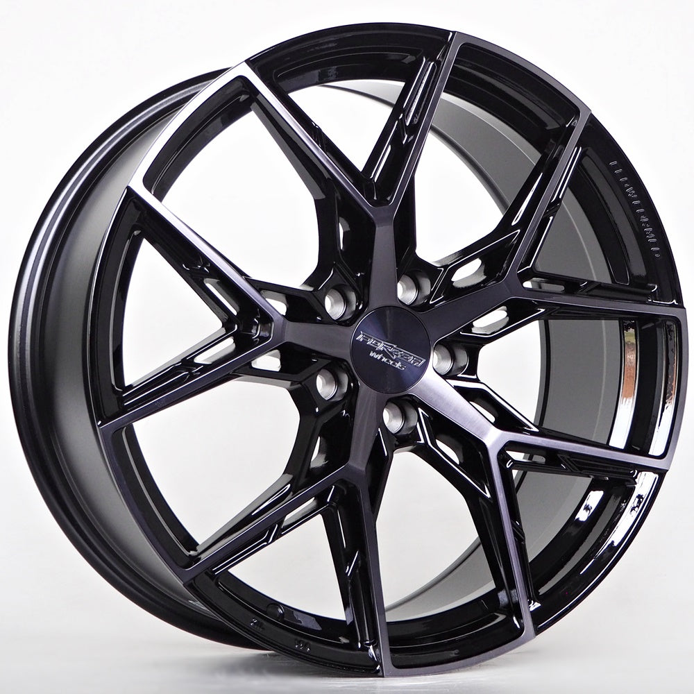 FORZZA GRAVITY 19" - BLACK FACE MACHINED + BLACK CLAER COAT - 5X112