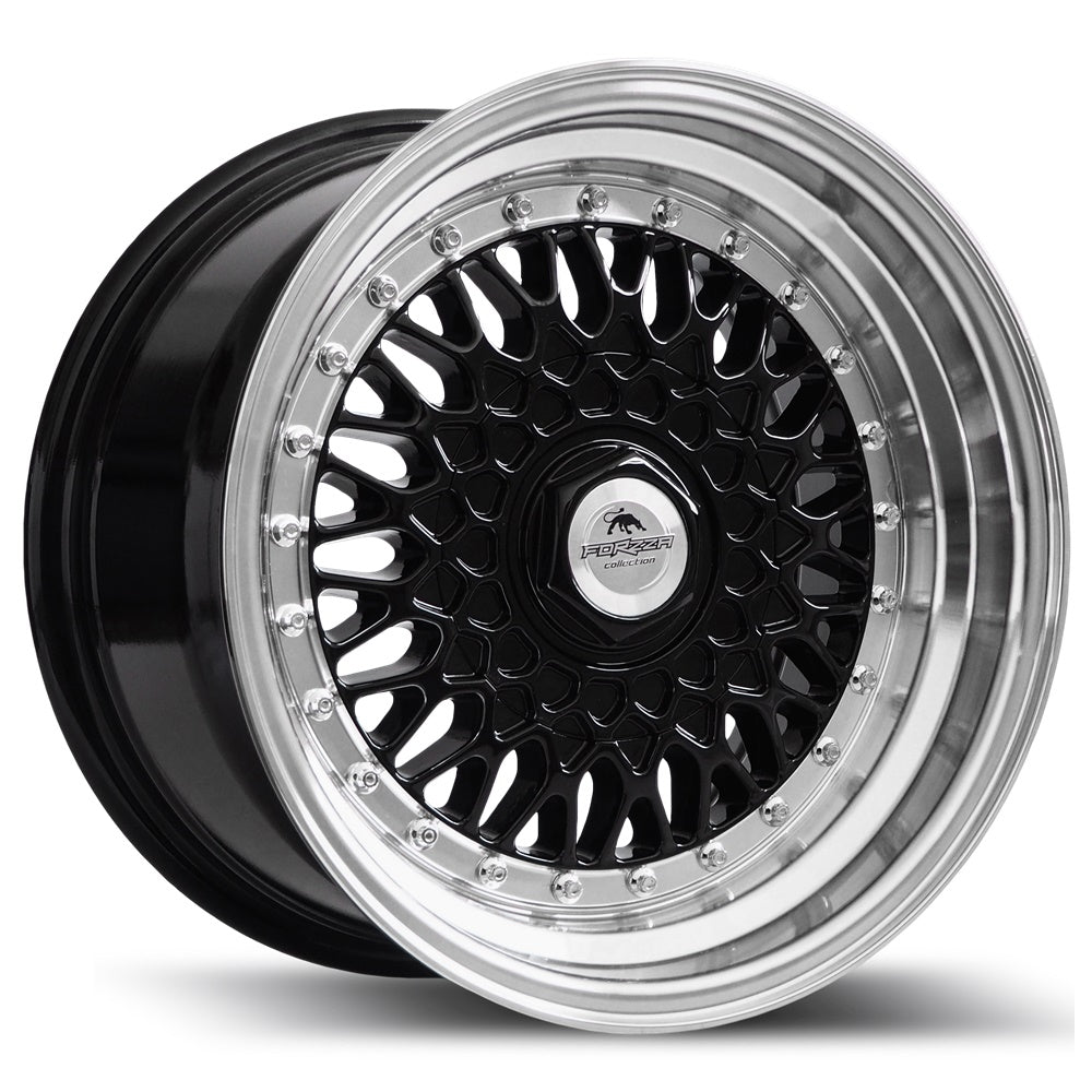 FORZZA MALM 15" - BLACK LIP MACHINED - 4X100 ; 4X114.3