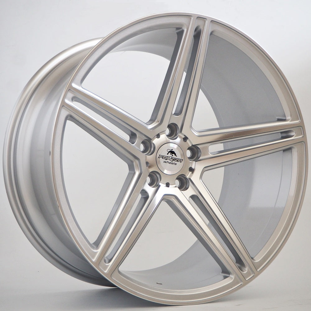 FORZZA BOSAN 20" - SILVER FACE MACHINED - 5X112