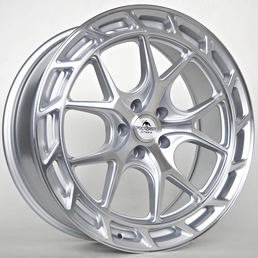 FORZZA SATURN 20" - SILVER FACE MACHINED - 5X112