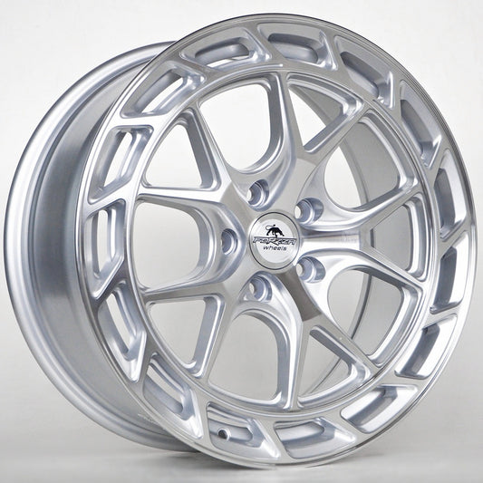 FORZZA SATURN 18" - SILVER FACE MACHINED - 5X112