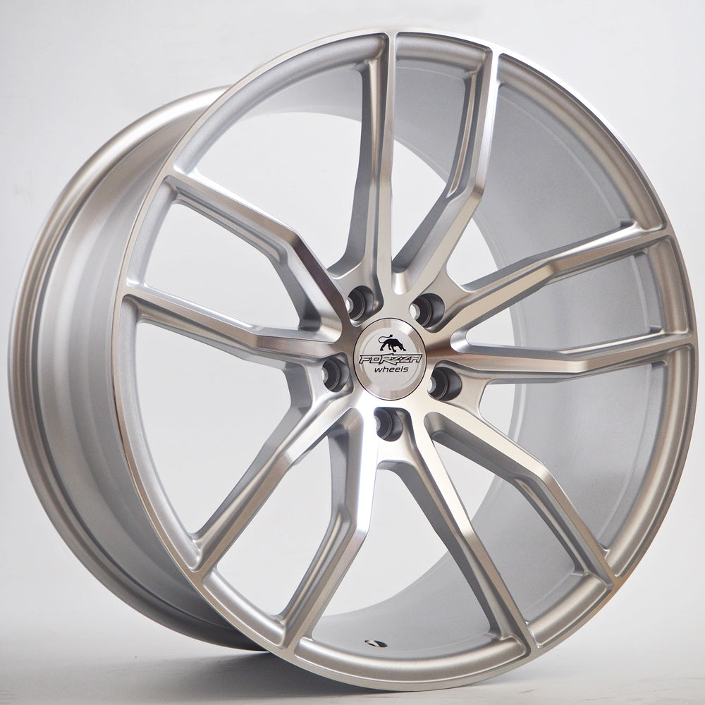 FORZZA SIGMA 20" - SILVER FACE MACHINED - 5X112