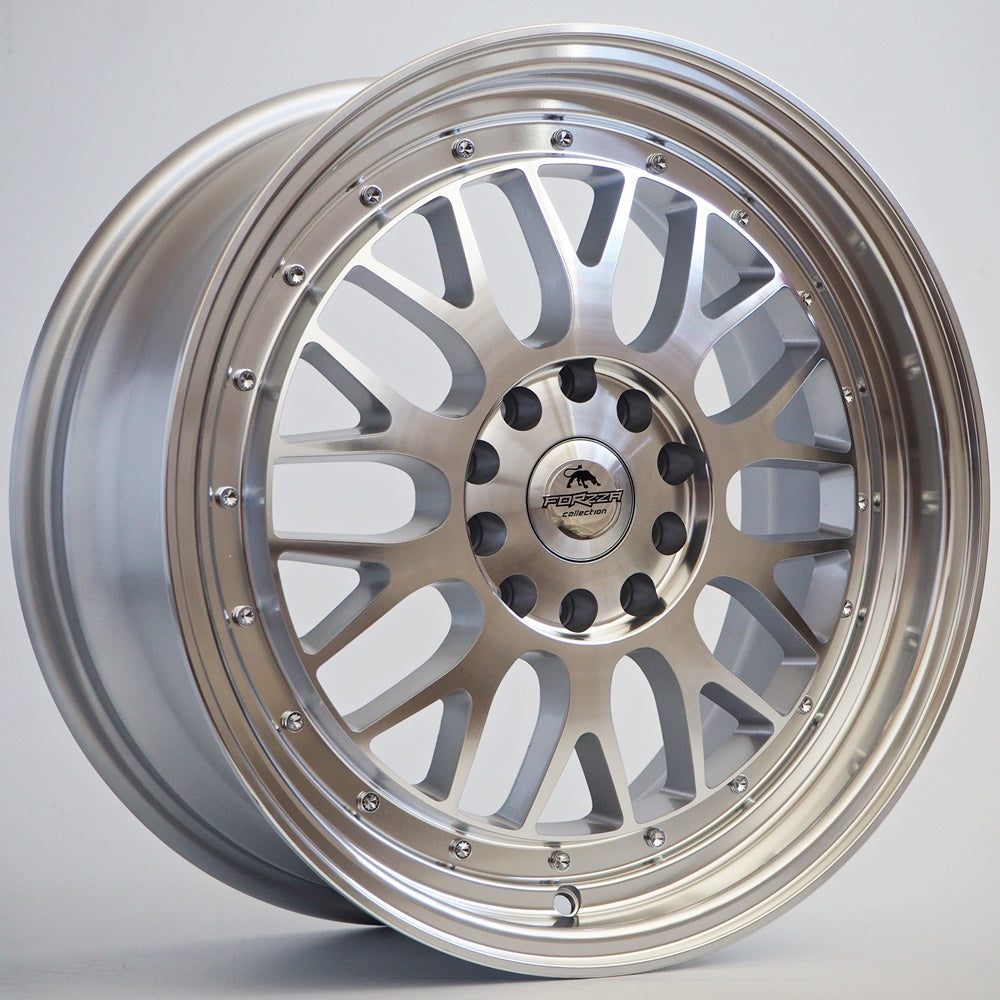 FORZZA SPOT 17" - SILVER FACE MACHINED - 5X108 ; 5X114.3